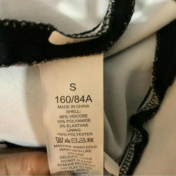 Kate Spade Long Bell Sleeve Floral Print Mini Dress Black Stretchy S - Picture 8 of 8